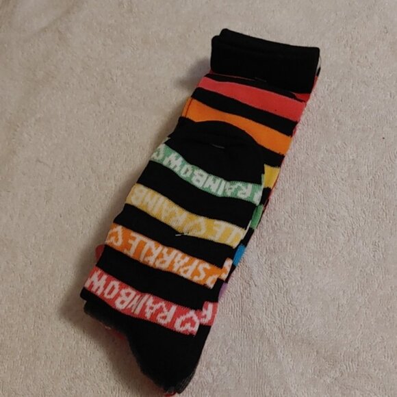 Rainbow High Knee high brand new boots socks 3 pairs toddler kids - Picture 4 of 5